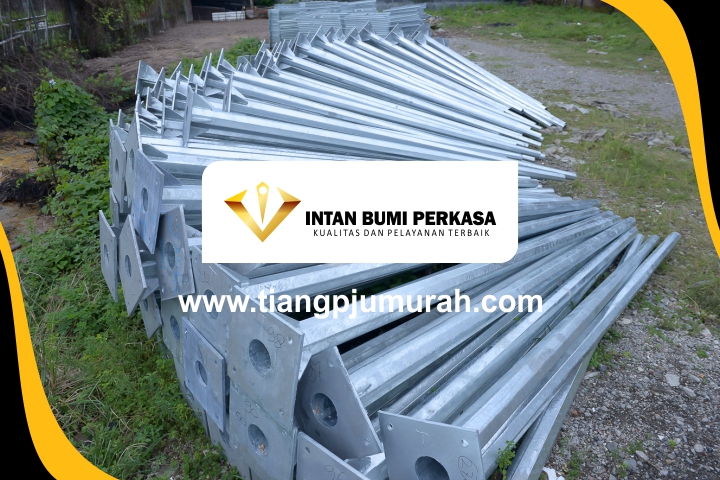 Harga Tiang Lampu PJU Galvanis Murah Pasuruan