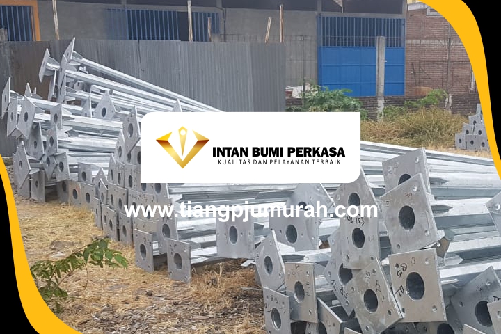 Harga Tiang Lampu PJU Galvanis Murah Sidoarjo