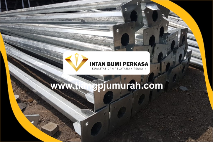 Harga Tiang Lampu PJU Galvanis Murah Situbondo