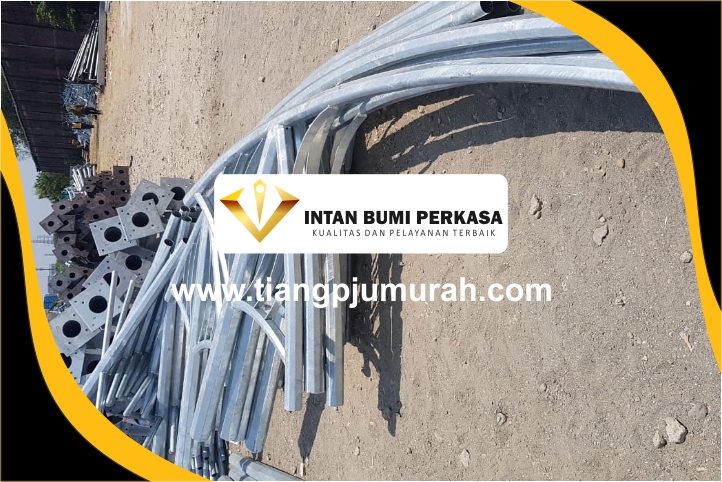 Harga Tiang Lampu PJU Galvanis Murah Madiun