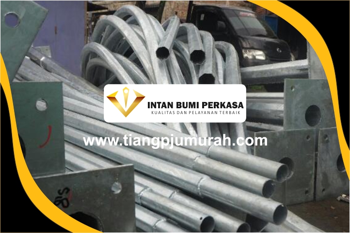 Harga Tiang Lampu PJU Galvanis Murah Tulungagung